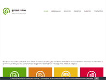 Tablet Screenshot of greenvalue.pt