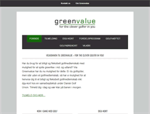 Tablet Screenshot of greenvalue.dk